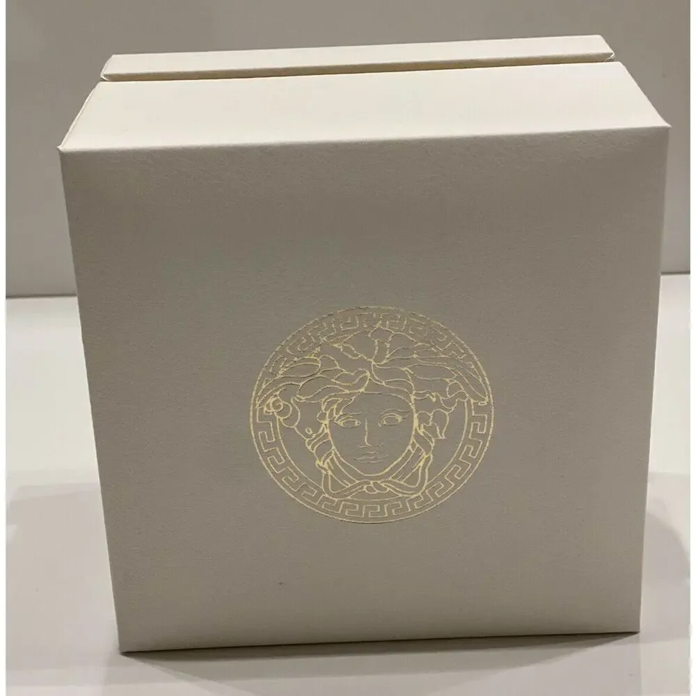 Versace Stainless Steel & Leather Strap Women's Watch NIB $1295